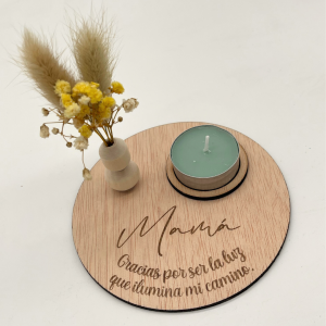 Porta velas especial día de la madre