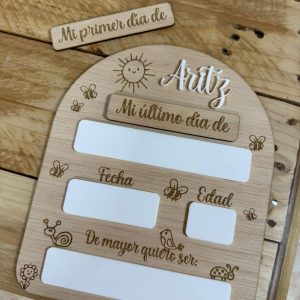 PLACA "MI PRIMER DÍA"