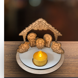 Pesebre Navideño de Madera
